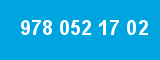 978 052 17 02 978 052 17 02